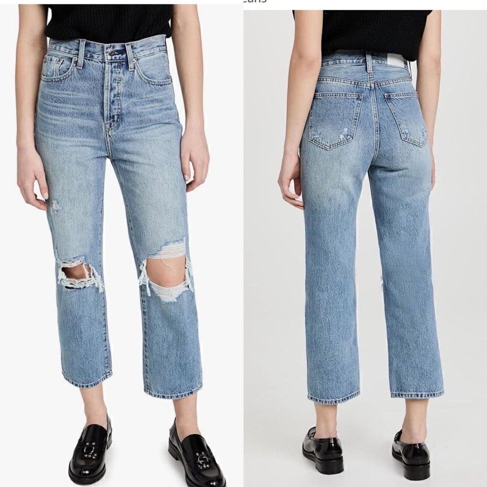 PISTOLA Cassie High Rise Classic Straight Denim Sz 31 Jeans Womens Bayview